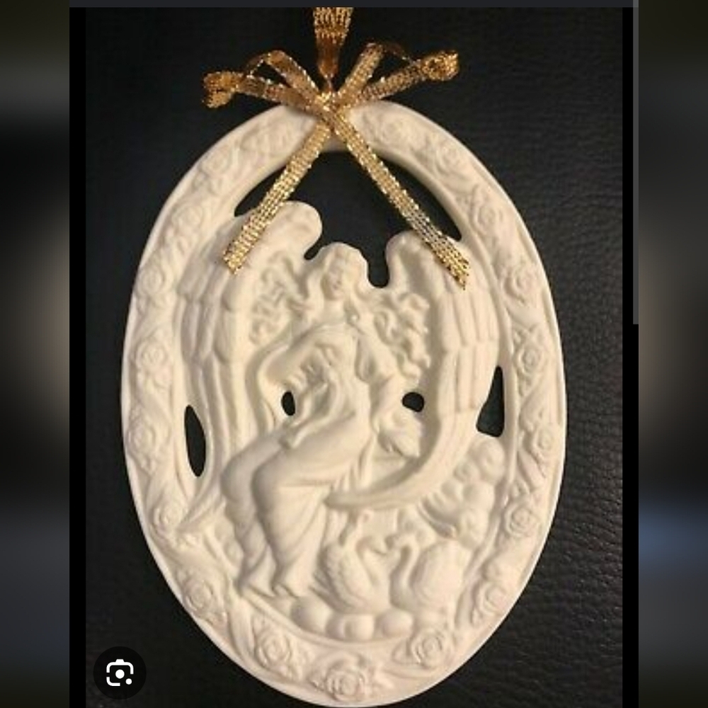 PartyLite 2003 VINTAGE ANGEL‎ OF LOVE ORNAMENT IN BOX